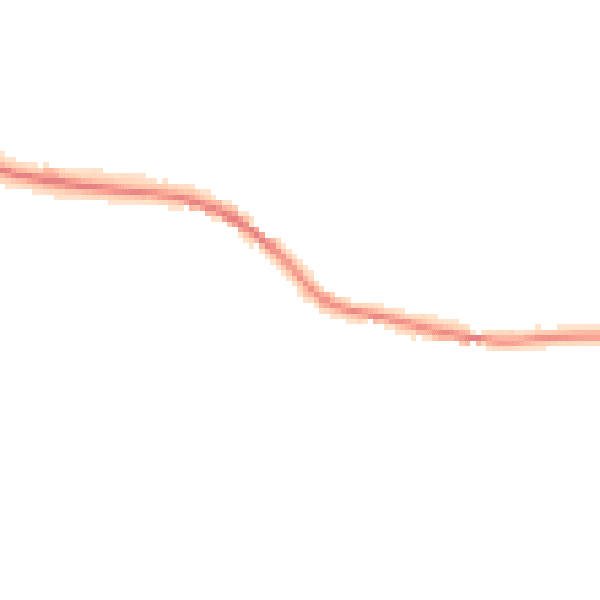 Night-time road noise heatmap for ST10 3HN