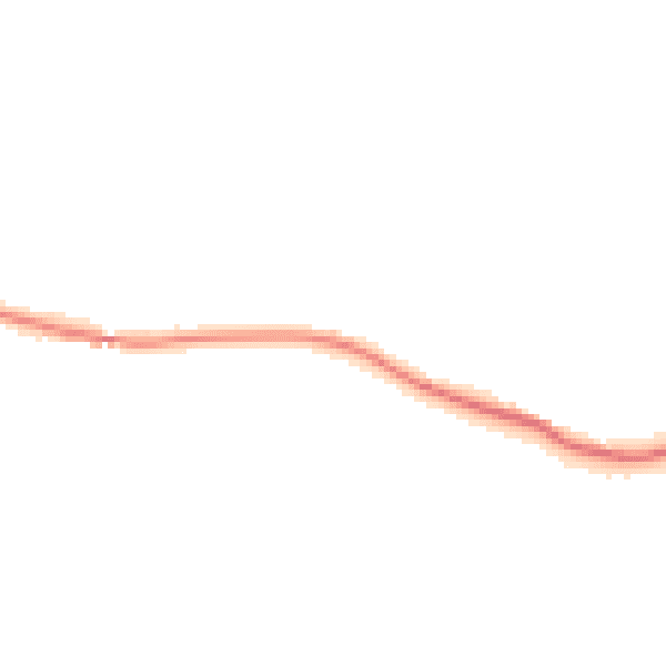 Night-time road noise heatmap for ST10 3JR