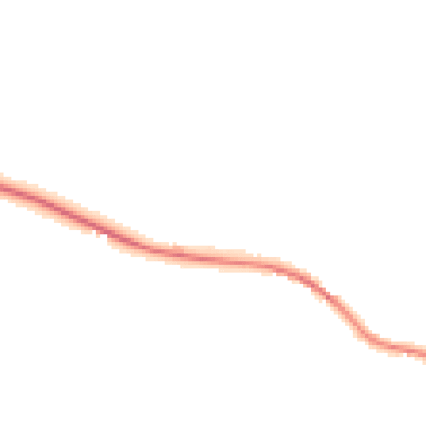 Night-time road noise heatmap for ST10 3LJ