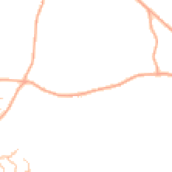 Daytime road noise heatmap for ST10 4FN