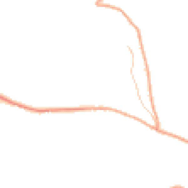 Daytime road noise heatmap for ST10 4HS