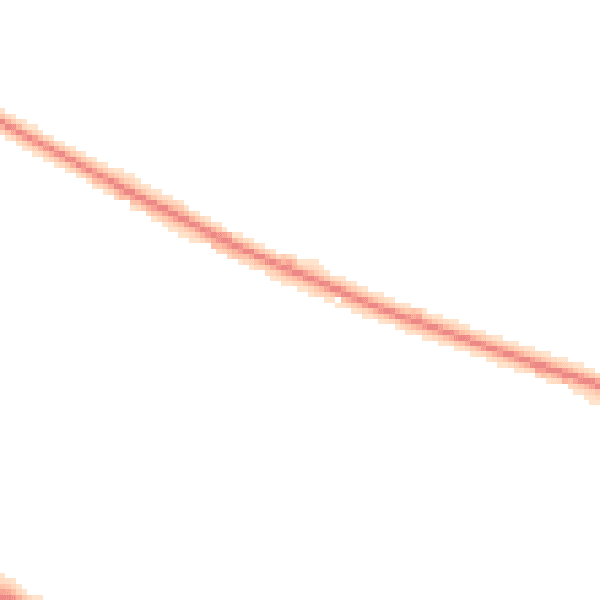 Night-time road noise heatmap for ST10 4ND