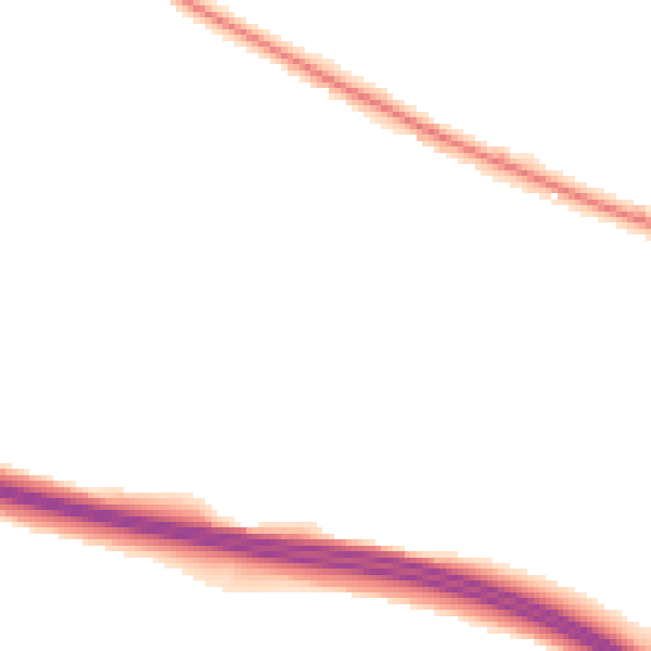 Night-time road noise heatmap for ST10 4NF