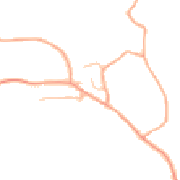Daytime road noise heatmap for ST14 5AL