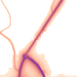 Daytime road noise heatmap for ST14 5AP