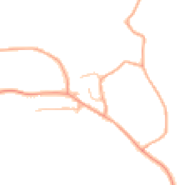 Daytime road noise heatmap for ST14 5AY