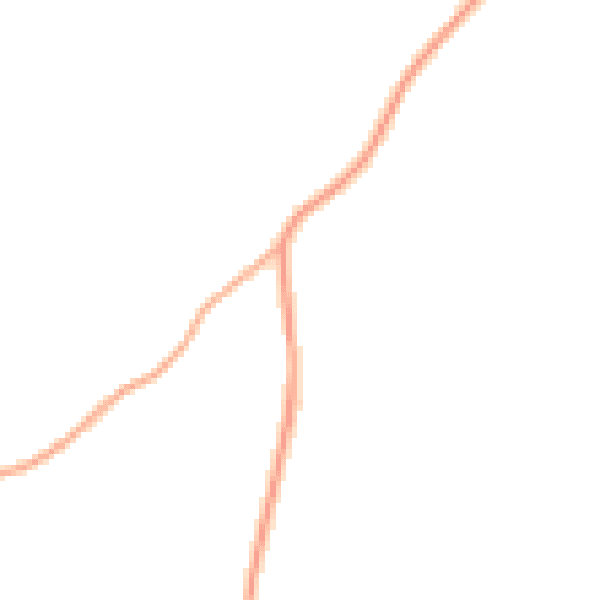 Night-time road noise heatmap for ST14 5BY