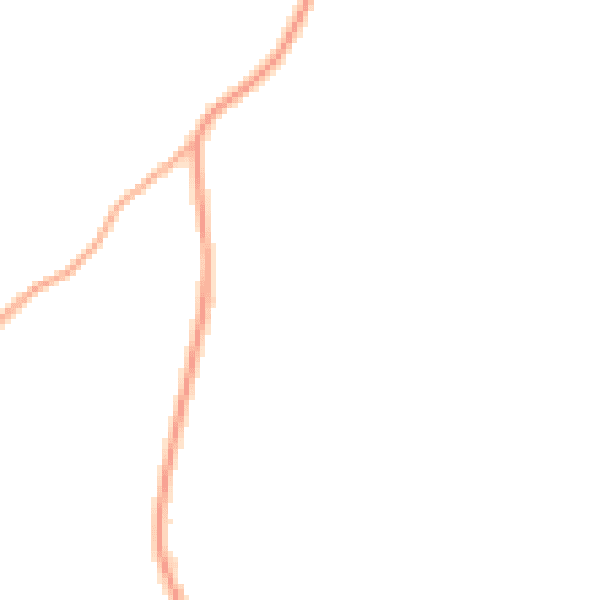Night-time road noise heatmap for ST14 5BZ