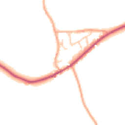 Daytime road noise heatmap for ST14 5DF