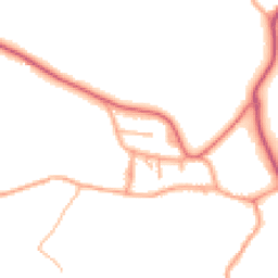 Daytime road noise heatmap for ST14 5DP