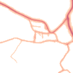 Daytime road noise heatmap for ST14 5DR