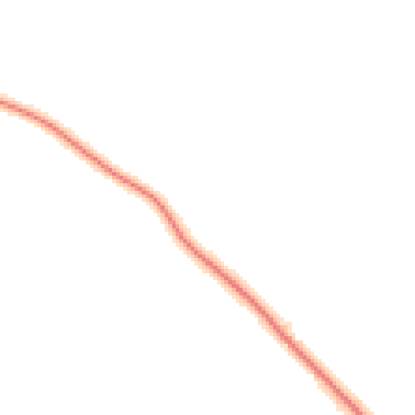 Night-time road noise heatmap for ST14 5ED