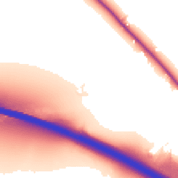 Daytime road noise heatmap for ST14 5EN