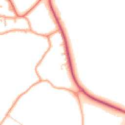 Daytime road noise heatmap for ST14 5EY