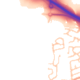 Daytime road noise heatmap for ST14 5FT