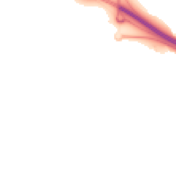 Night-time road noise heatmap for ST14 5FU