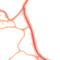 Daytime road noise heatmap for ST14 5HD