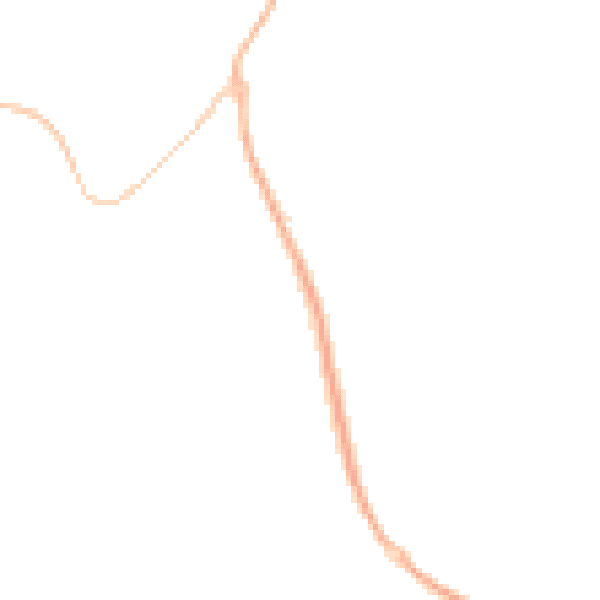 Night-time road noise heatmap for ST14 5HD