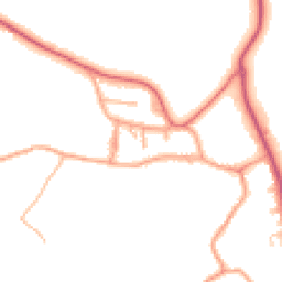 Daytime road noise heatmap for ST14 5HJ
