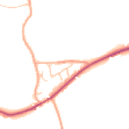 Daytime road noise heatmap for ST14 5NH