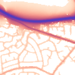 Daytime road noise heatmap for ST14 7EE