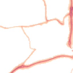 Night-time road noise heatmap for ST14 7FH