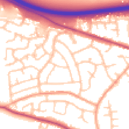 Daytime road noise heatmap for ST14 7HF