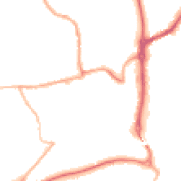 Night-time road noise heatmap for ST14 7HT