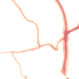 Night-time road noise heatmap for ST14 7JD