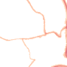 Night-time road noise heatmap for ST14 7LQ
