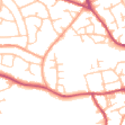 Daytime road noise heatmap for ST14 7PU