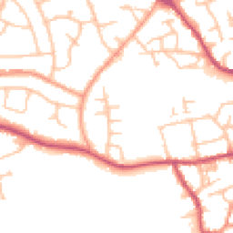 Daytime road noise heatmap for ST14 7PY