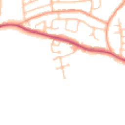 Daytime road noise heatmap for ST14 7SR