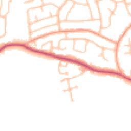Daytime road noise heatmap for ST14 7TA