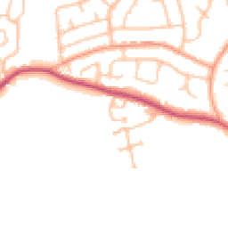 Daytime road noise heatmap for ST14 7TB