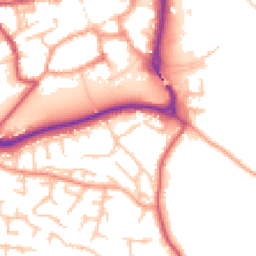 Daytime road noise heatmap for ST14 8BP