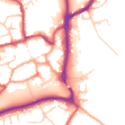 Daytime road noise heatmap for ST14 8ET