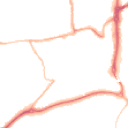 Night-time road noise heatmap for ST14 8EY