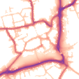 Daytime road noise heatmap for ST14 8HF