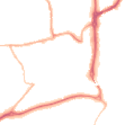 Night-time road noise heatmap for ST14 8HF
