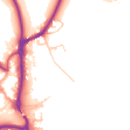Daytime road noise heatmap for ST14 8HU