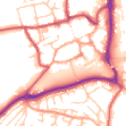 Daytime road noise heatmap for ST14 8JQ