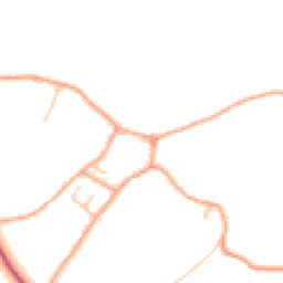 Daytime road noise heatmap for ST14 8JW