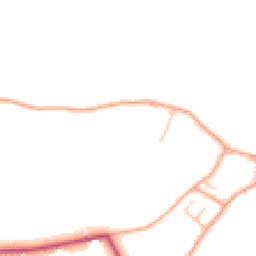 Daytime road noise heatmap for ST14 8JY