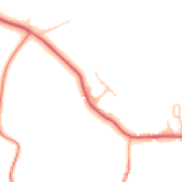 Daytime road noise heatmap for ST14 8LR