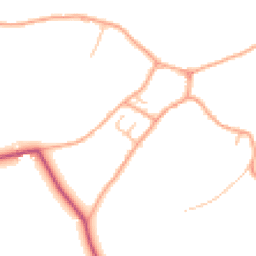 Daytime road noise heatmap for ST14 8NF