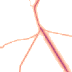 Daytime road noise heatmap for ST14 8NL