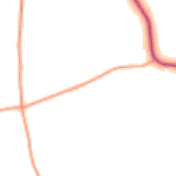 Daytime road noise heatmap for ST14 8PP