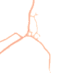 Daytime road noise heatmap for ST14 8RP