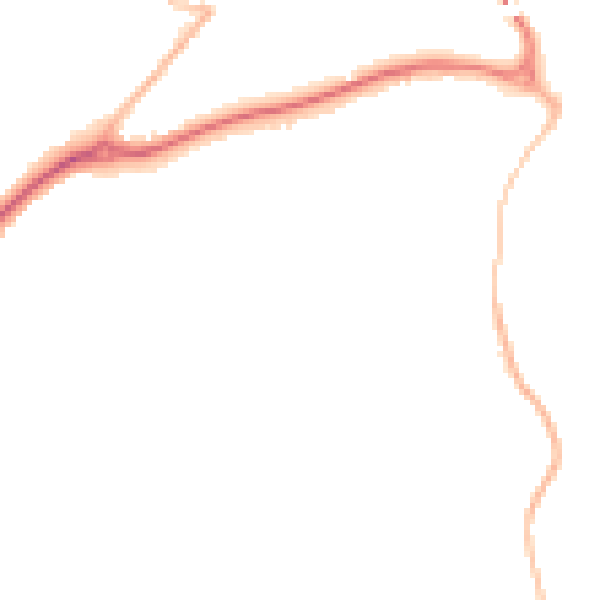 Night-time road noise heatmap for ST14 8UE